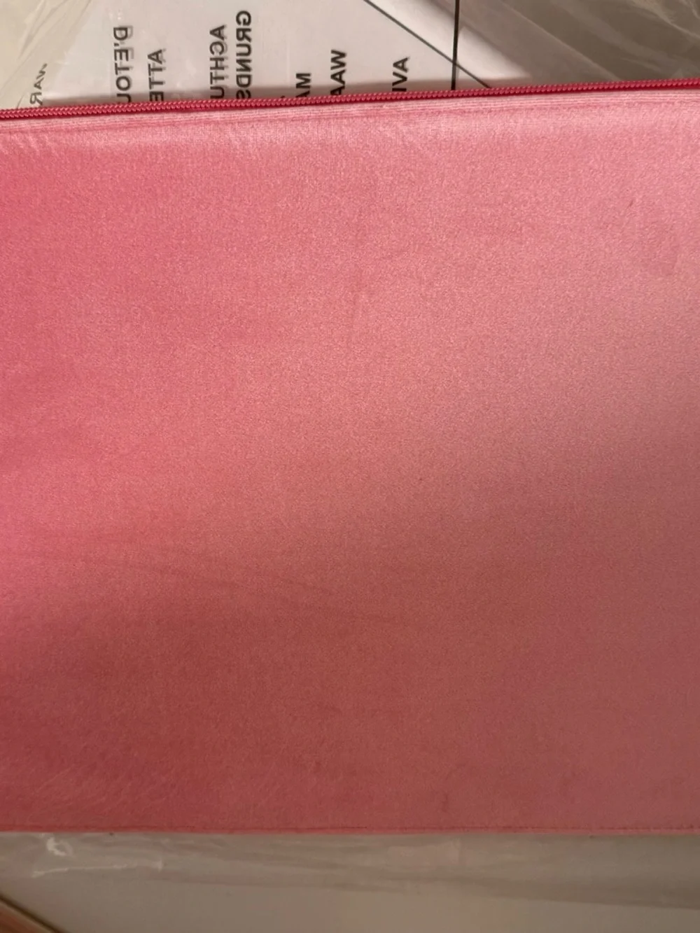 Valentino Coral Pink V Logo embossed Pouch laptop pouch